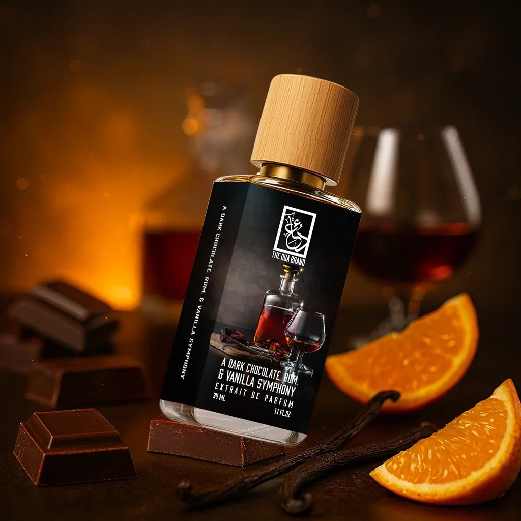 Dua A Dark Chocolate, Rum & Vanilla Symphony - FragranceGems