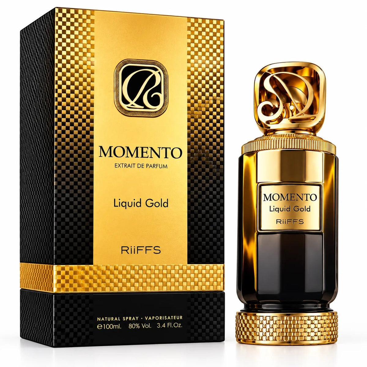 Riiffs Momento Liquid Gold Extrait (100ml) - FragranceGems